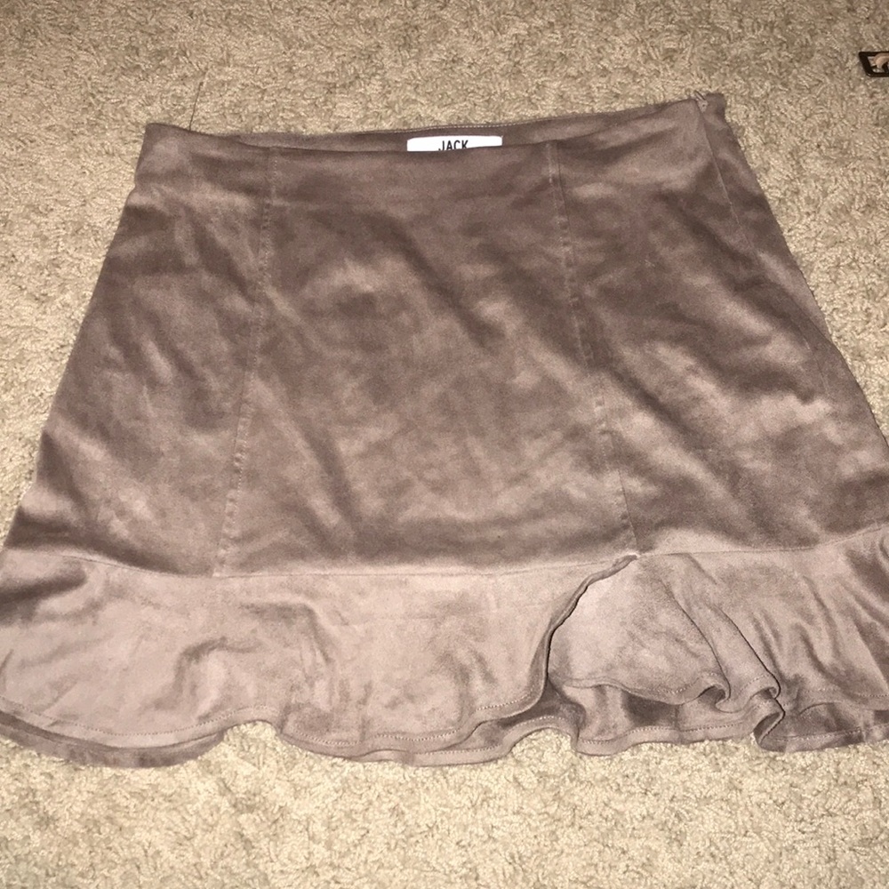 Soft mini skirt
